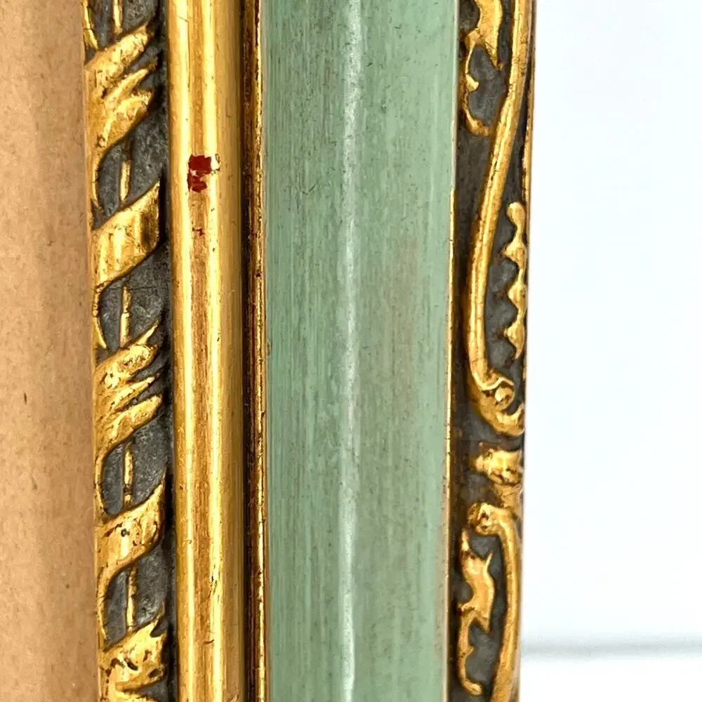 Antique 1940 French Country Vénitien Rococo ornate picture frame